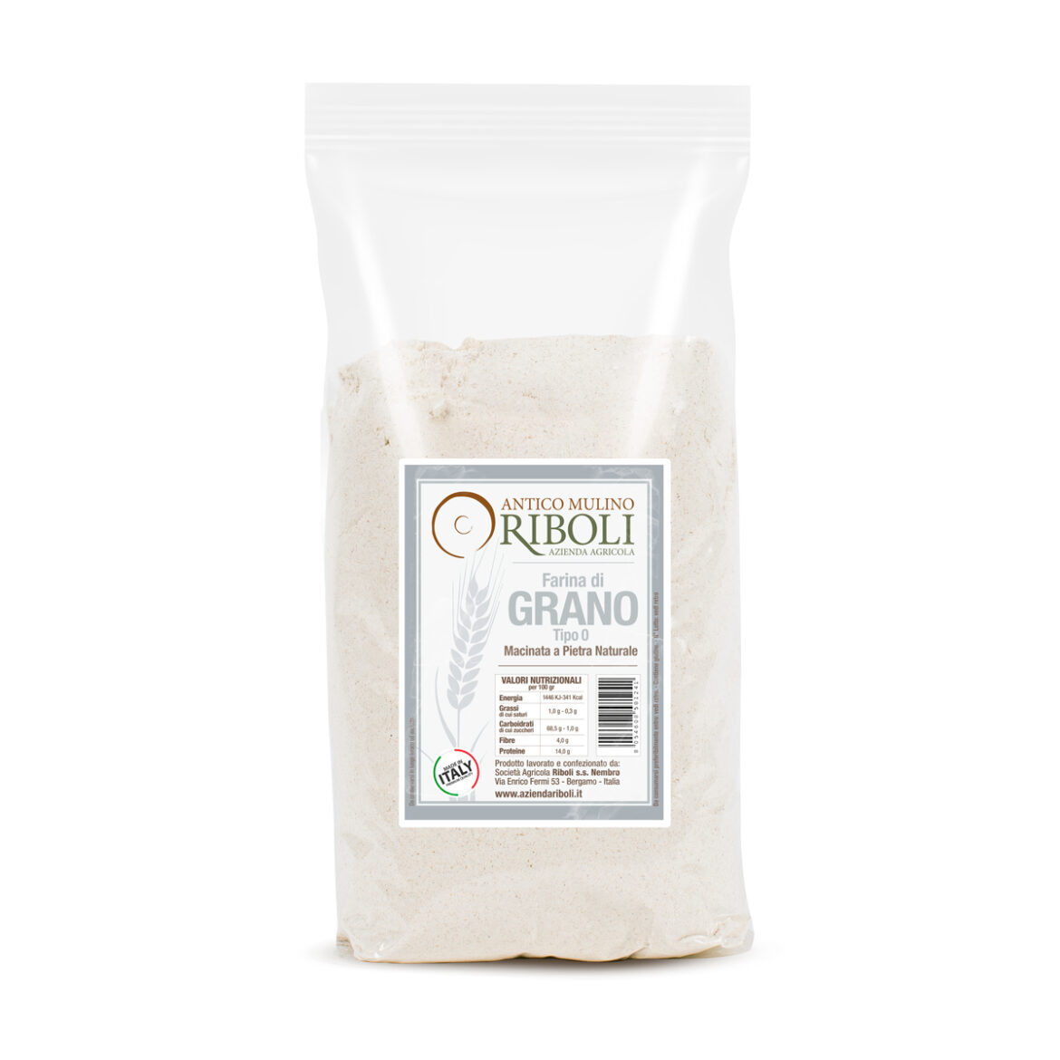 Farina Di Grano Tenero Tipo 0 W 250 L'Oasi Del Velino – 100% Italiano, Perfetta Per Pane, Pizza E Dolci