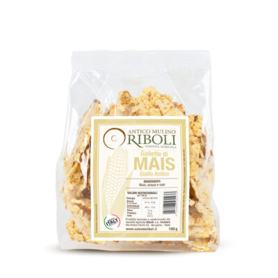 Gallette di Mais giallo antico Mulino Riboli