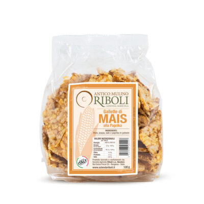 Gallette di Mais alla Paprika del Mulino Riboli