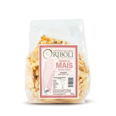 Gallette di mais rosso antico Mulino Riboli